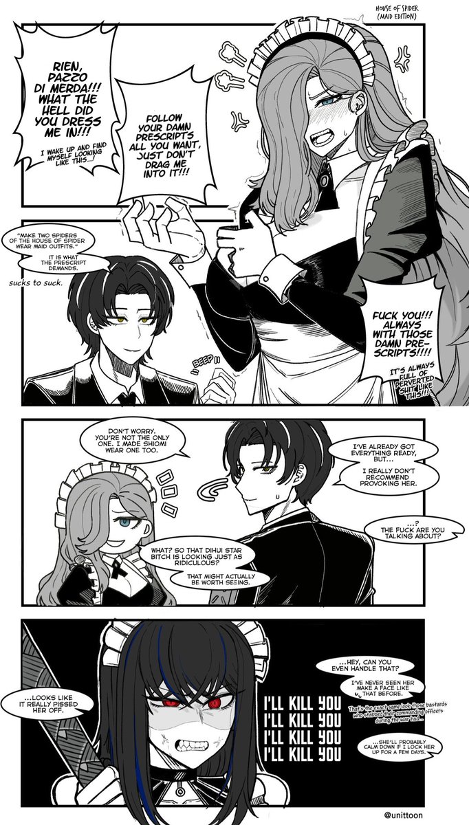 rrdjkg's tweet photo. House of Spider (Maids)

Artist: @Unittoon https://t.co/FWFeWvLGOy