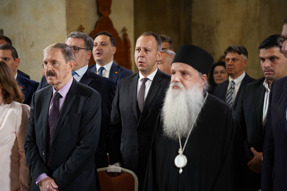 IJanushev's tweet photo. Светите Кирил и Методиј не оставија зад себе само букви. Тие му дадоа глас на еден народ, душа на еден јазик и надеж дека словото може да биде посилно од времето, премолчувањето и сите историски бури. Нека ни е честит Денот на светите браќа Кирил и Методиј симболот на просветата! https://t.co/tvsDMvCn2Q