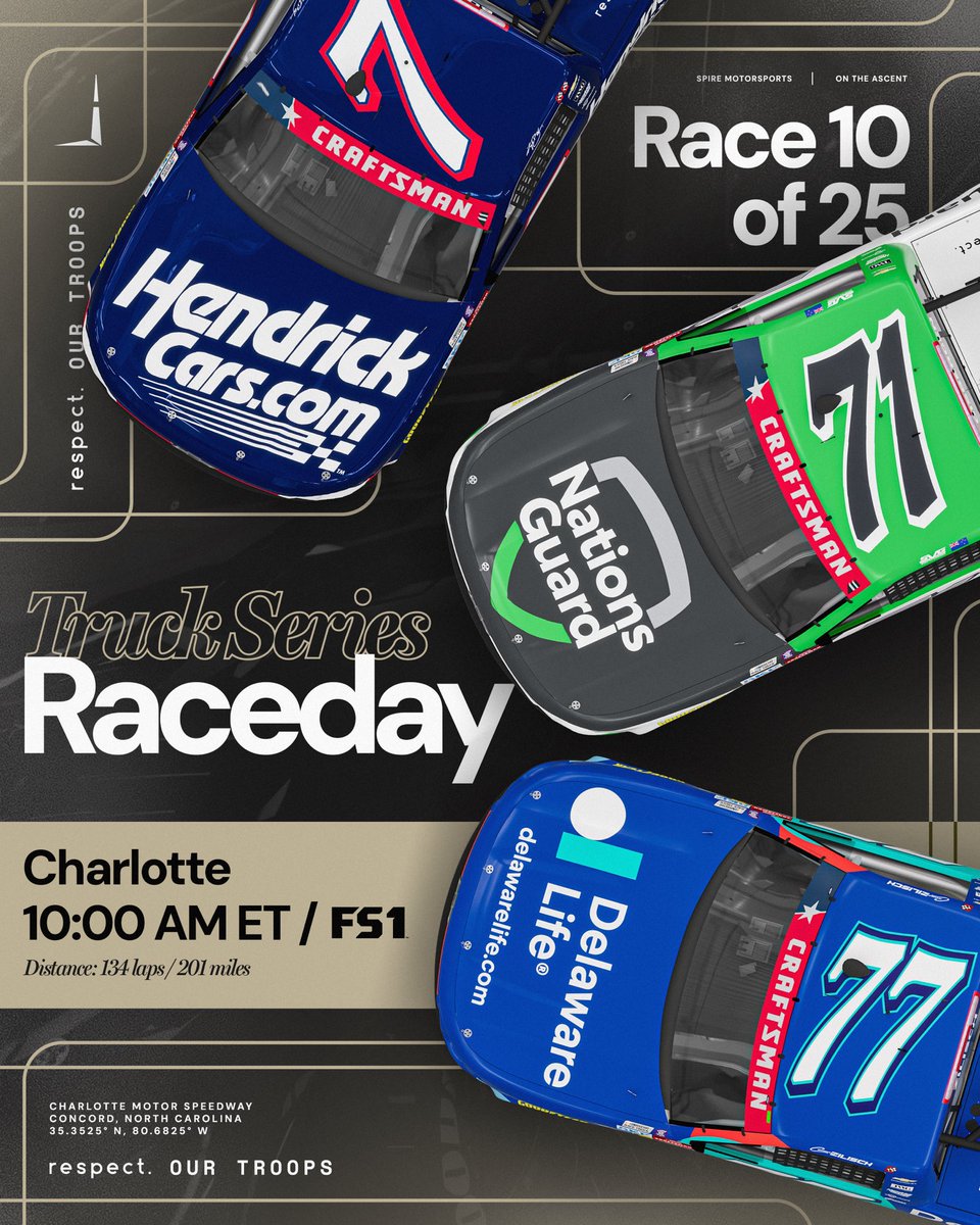 SpireMotorsport's tweet photo. Adding more to this busy racing day.

@Chilis | @CLTMotorSpdwy https://t.co/xOJ6D2uwbj