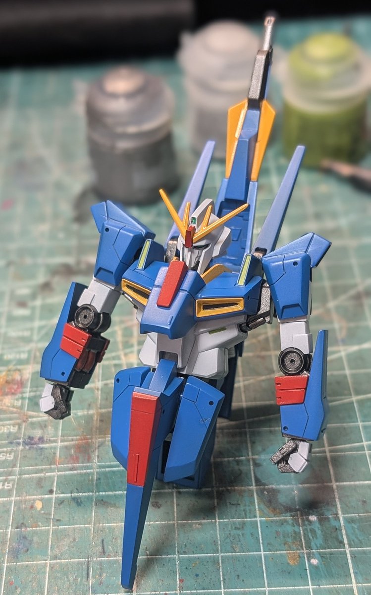 HG #Z2 #ガンプラ #あすぱら模型 今日は一旦ここまで。ハンドパーツと