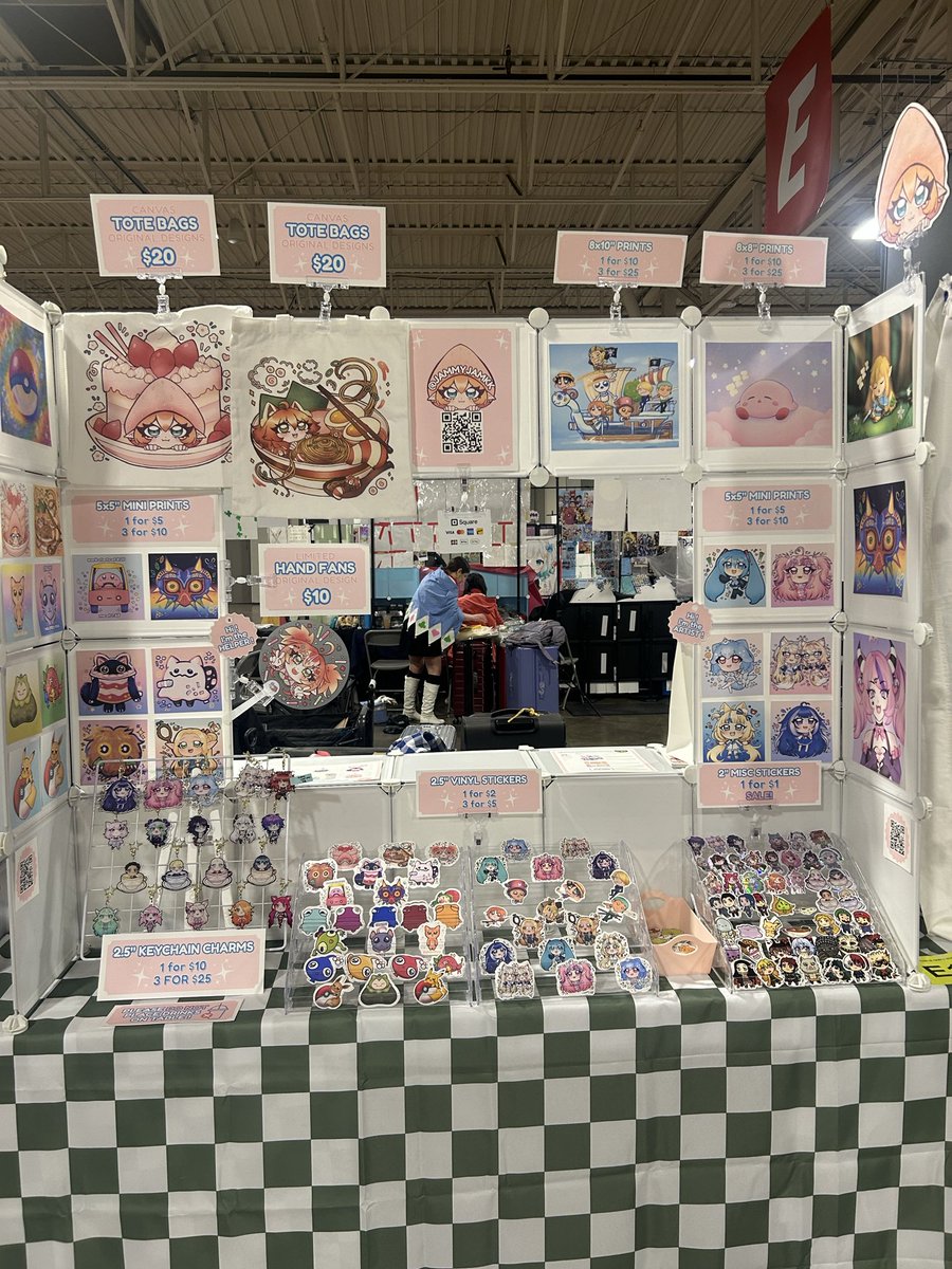 JammyJamKK's tweet photo. Last day at Anime North!! See you soon! Table E12💕 #animenorth #artistalley https://t.co/fKCeBD63oU