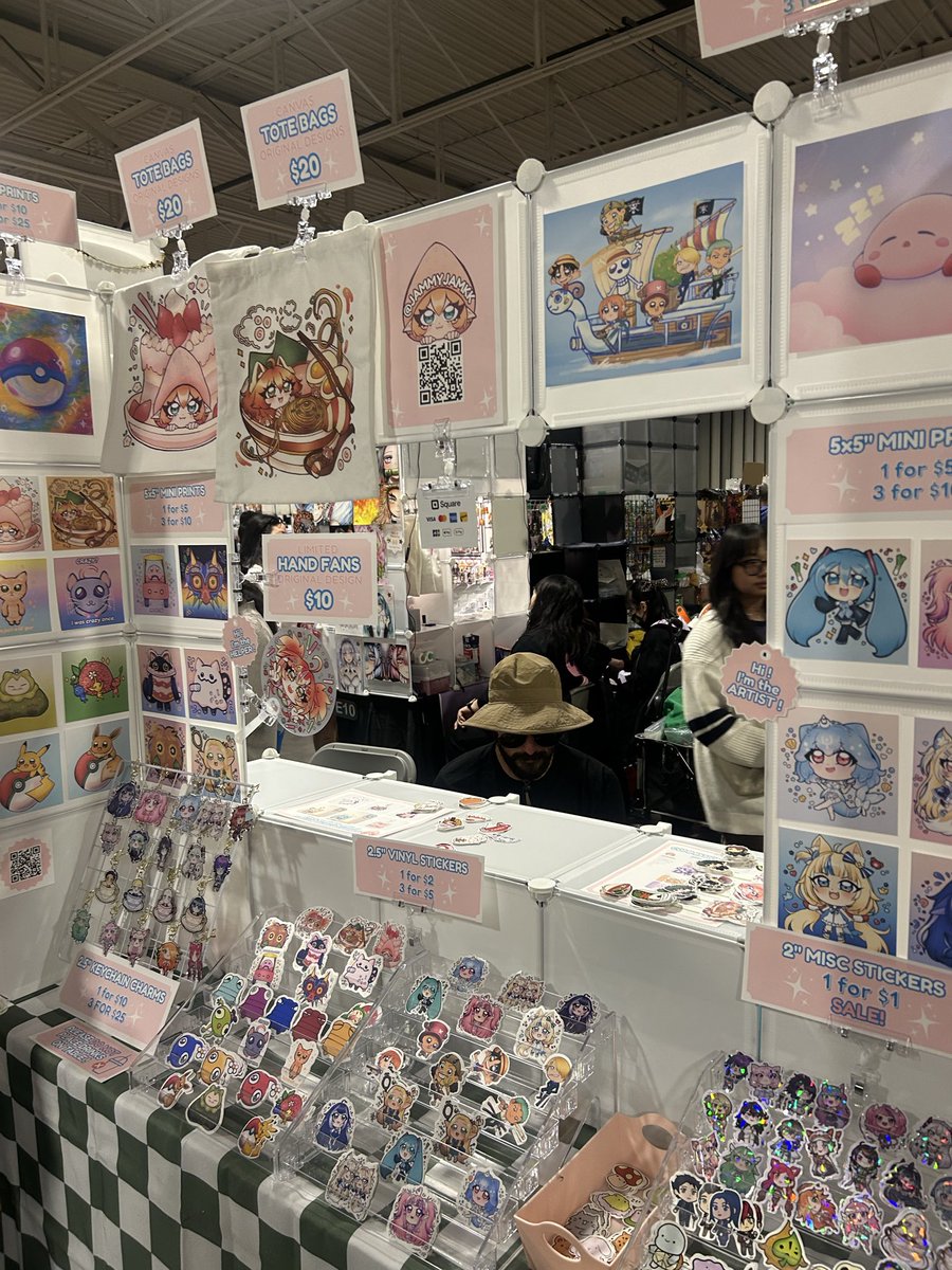JammyJamKK's tweet photo. Last day at Anime North!! See you soon! Table E12💕 #animenorth #artistalley https://t.co/fKCeBD63oU