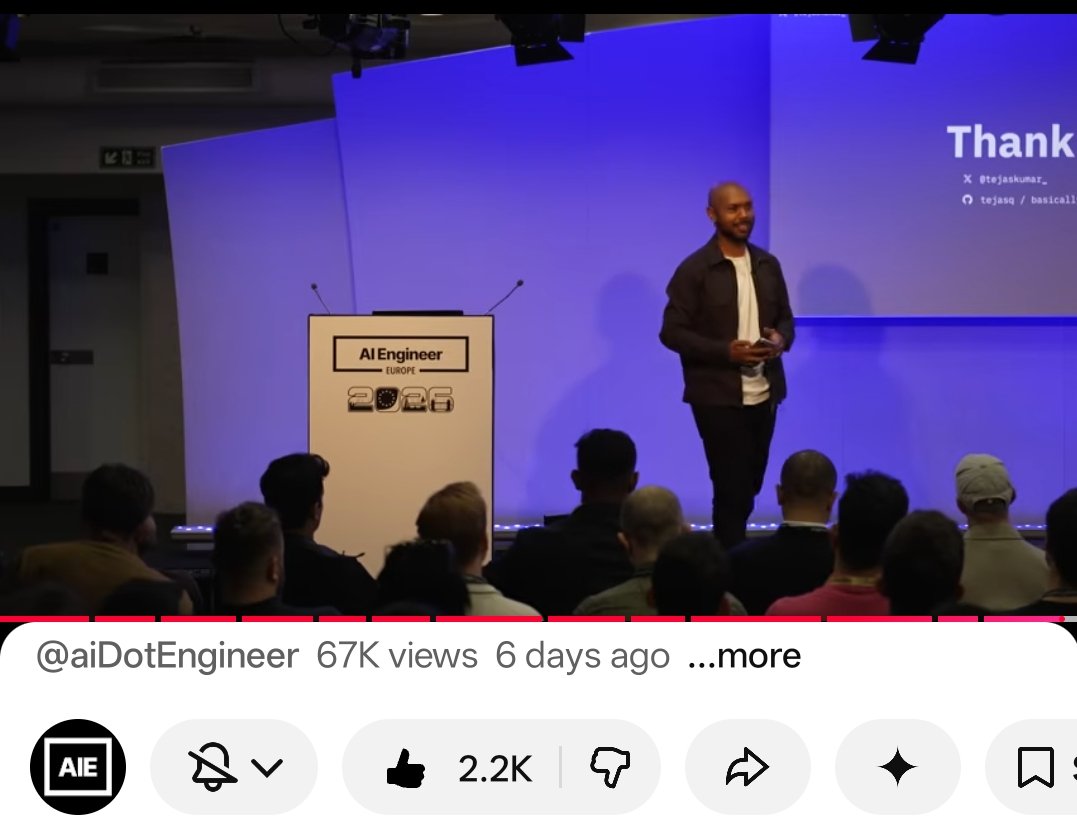 bimal_07's tweet photo. In the world of slops of reels and short forms, I watched a video of 20 min without a break. Learnt by the hard questions asked on stage and code deep dive was enlightening. 

Thanks @TejasKumar_ for the session, keep up the energy! https://t.co/0hQFLchllp