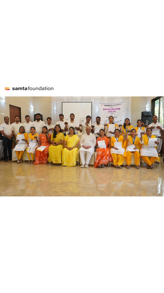 samta_fdn's tweet photo. Annual Meeting | Palghar Team

📍 Usha Resort, Palghar | 22–23 May 2026

65 Team Members present out of 300 Members 

Two days of learning, reflection &amp; team bonding

Focused discussions on strengthening rural &amp; tribal education

Inspired by the dedication of our young team https://t.co/NuhxpHBqsT