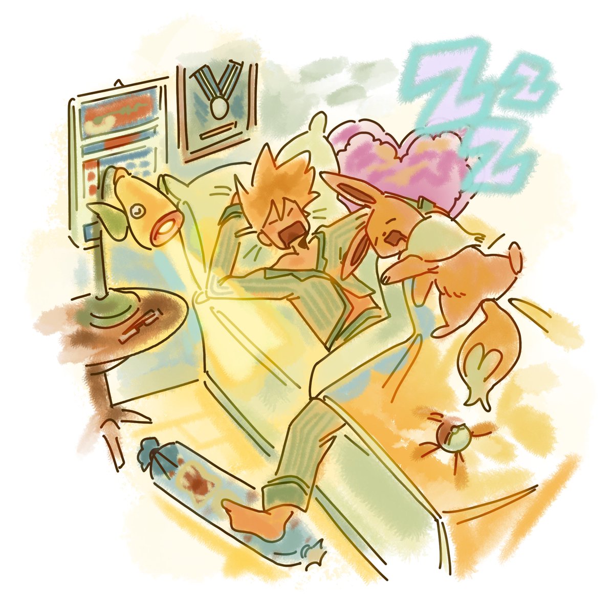 _yourlocalhuman's tweet photo. goodnight

#pokemon #blueoak #eevee #rkgk https://t.co/QCVCffFbVF