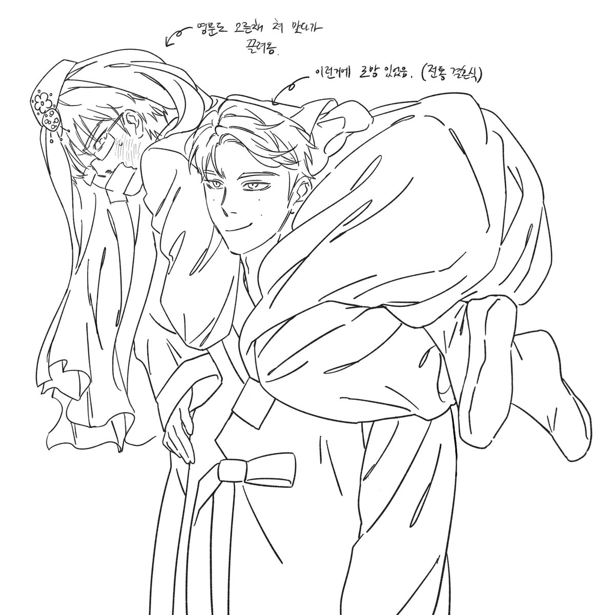 n6727291657435's tweet photo. 홍식두헌 전통혼례식 #열혈사제2 #홍식두헌 https://t.co/hytVkxpKr8