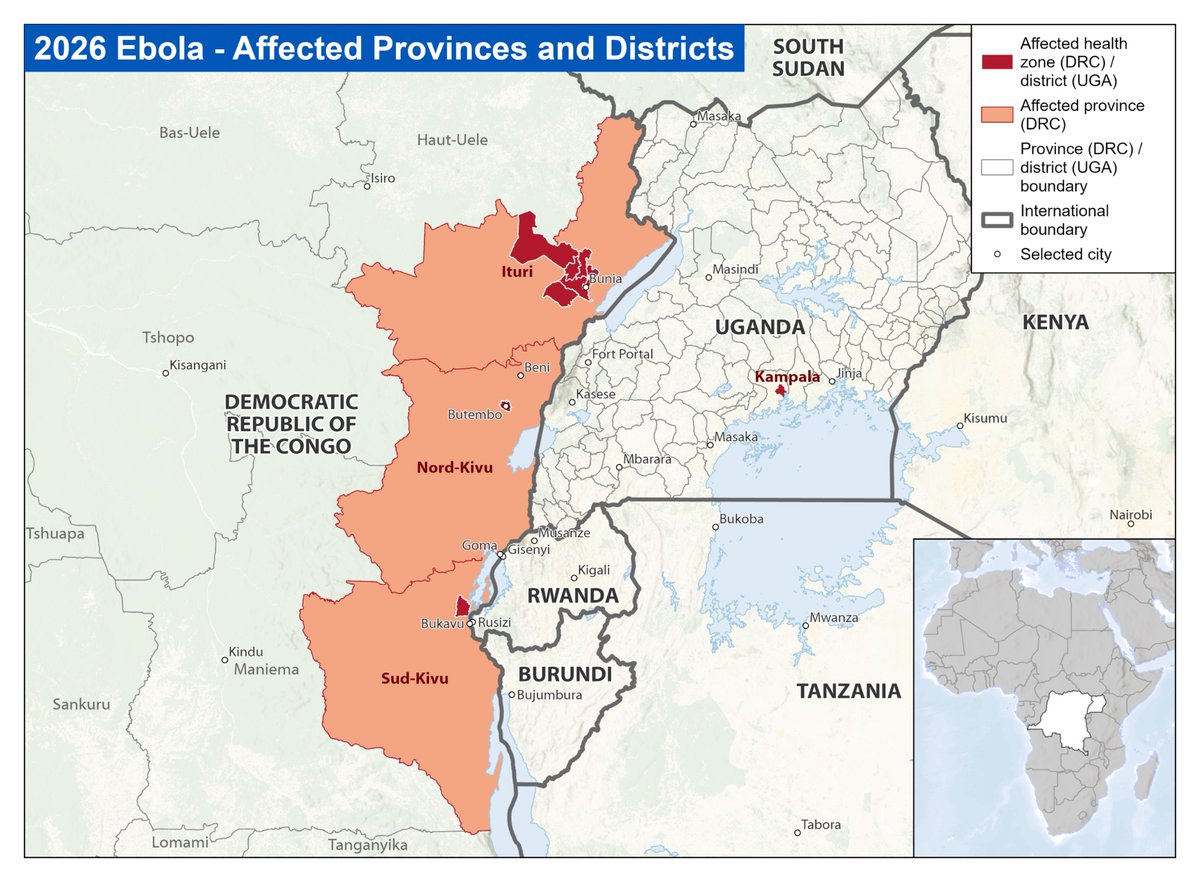 GalcomUSA's tweet photo. Please keep praying that Ebola will be contained and vulnerable IDP camp residents in Ituri Province near Rebuilders Radio in the DRC will be protected from exposure. #GalcomUSA #EbolaRDC #Ebola2026 #Christianradio #solarradios https://t.co/JXEiyzRtn1