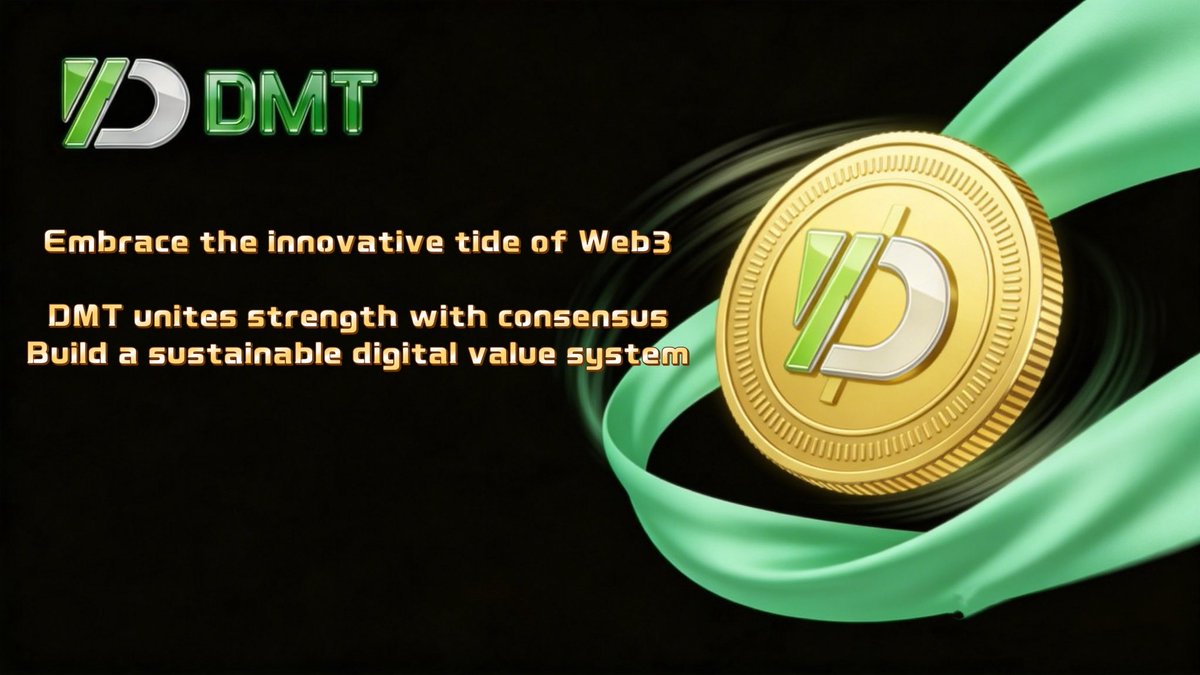 dmtprotocol's tweet photo. 🌊Embrace the innovative tide of Web3
🤝DMT unites strength with consensus
🏗️Build a sustainable digital value system

🚀Stand at the cutting-edge of Web3
⚡DMT breaks traditional boundaries
🌐Create a brand-new decentralized digital future together https://t.co/Za64b0FUYG