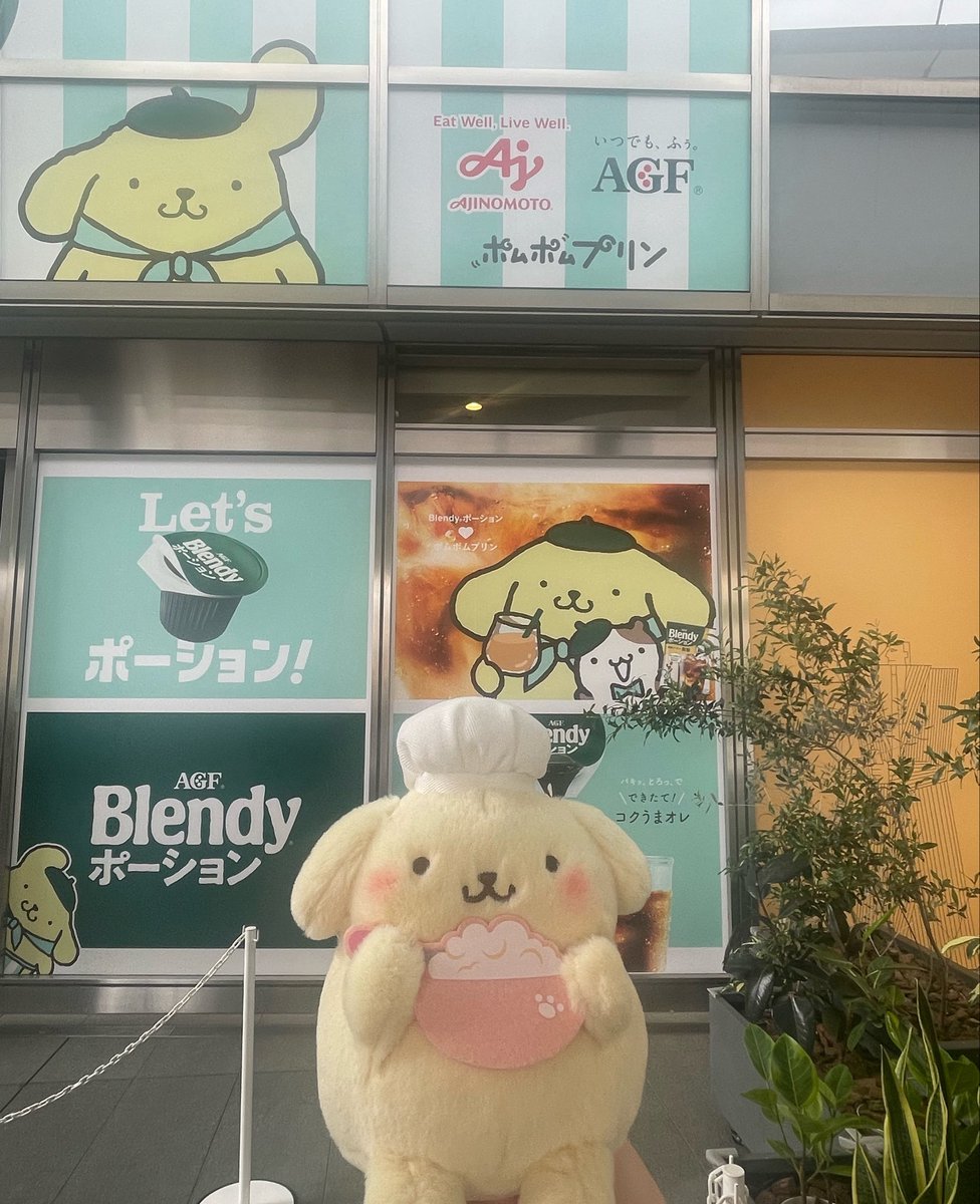 ygacham's tweet photo. 渋谷のプリンのポップアップ���トアにも行ってきました🐶
2枚目の写真可愛すぎない🥹可愛い可愛いコックさんプリンお迎えしたよ https://t.co/gyMHO6uHRi
