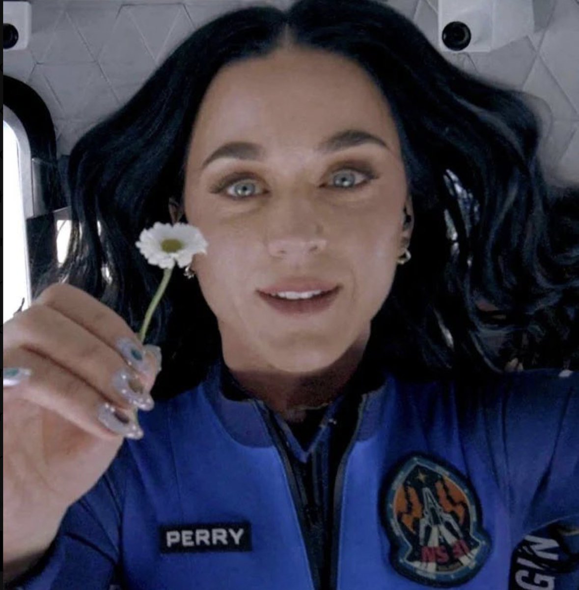 InGlock's tweet photo. @katyperry @AirCanada Thank God there was also an astronaut on the flight https://t.co/vWMzoqpCTq