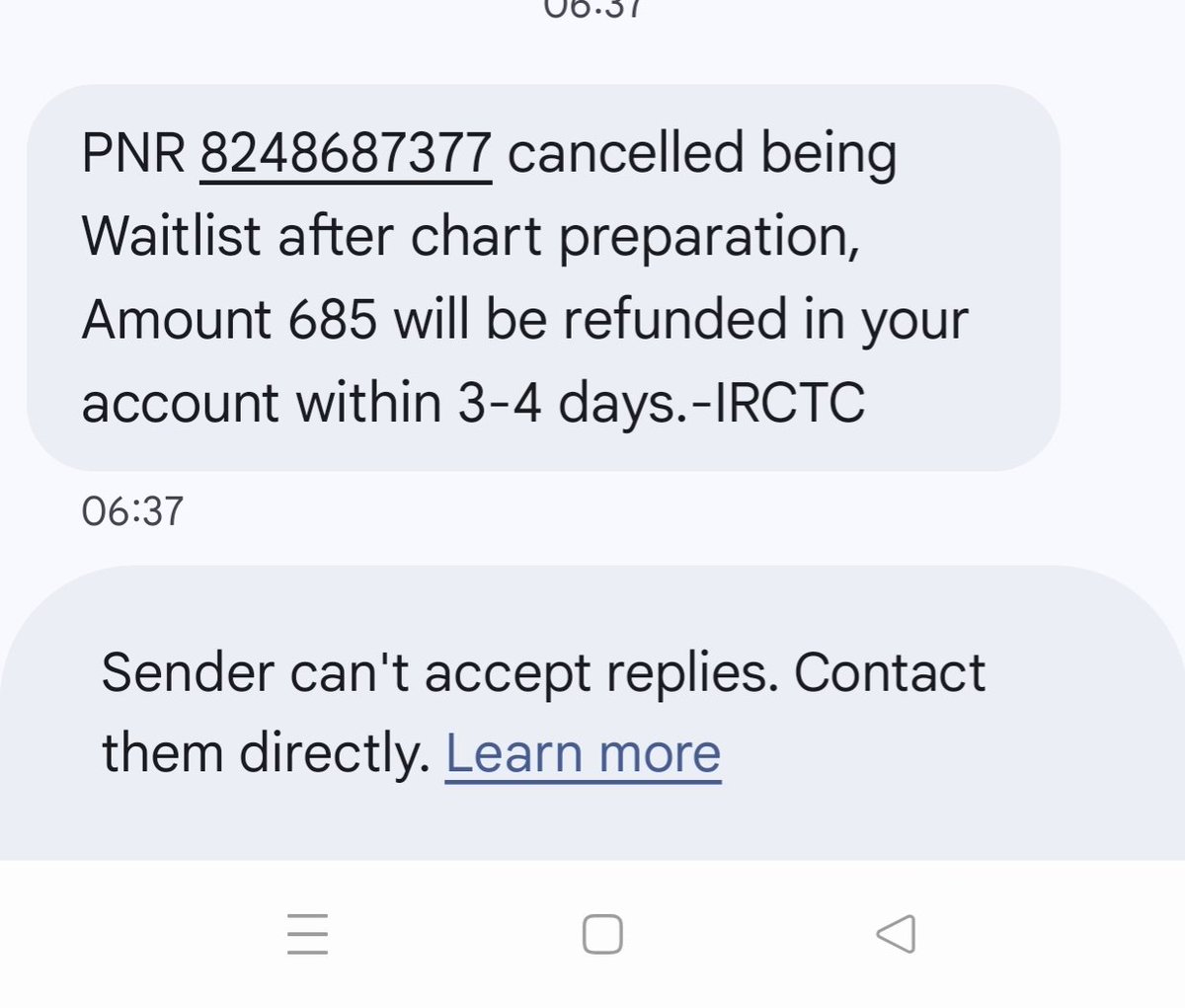 trendidentifier's tweet photo. @makemytripcare why are u misleading people with 3X refund claim its false....refund the whole booking amount i paid  while ticket booking ..... https://t.co/I1H4120FHJ