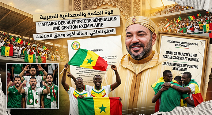 elamnesty's tweet photo. مرة أخرى، يبرهن المغرب 🇲🇦 أن قوته الحقيقية لا تكمن فقط في حضوره السياسي أو الدبلوماسي، بل في قدرته على التعامل مع المواقف الحساسة بروح المسؤولية والهدوء. فقرار العفو الملكي لفائدة المشجعين السنغاليين 🇸🇳 لم يكن مجرد إجراء عابر، بل رسالة واضحة تعكس عمق الروابط الإنسانية والأخوية التي تجمع الشعبين المغربي والسنغالي.

هذا الموقف لقي احتراماً واسعاً داخل السنغال، لأنه عبّر عن دولة تعرف كيف تحول الأزمات الصغيرة إلى فرص لتعزيز الثقة والتقارب. وفي الوقت الذي كانت بعض الأطراف تراهن على تأجيج التوتر وبث سوء الفهم بين الرباط ودكار، جاءت المبادرة المغربية لتؤكد أن العلاقات الصادقة أقوى من حملات التحريض والاصطفافات الضيقة.

المغرب لم يدخل في ضجيج المزايدات، ولم يحتج إلى خطابات انفعالية للرد على محاولات التشويش، بل اختار لغة الاتزان والاحترام، وهي المقاربة التي جعلته يحافظ على صورته كشريك موثوق داخل القارة الإفريقية.

الرسالة التي خرج بها الجميع من هذا الحدث بسيطة وواضحة: الدول الكبيرة تُقاس بحكمة قراراتها، لا بحجم الضجيج الذي تثيره.