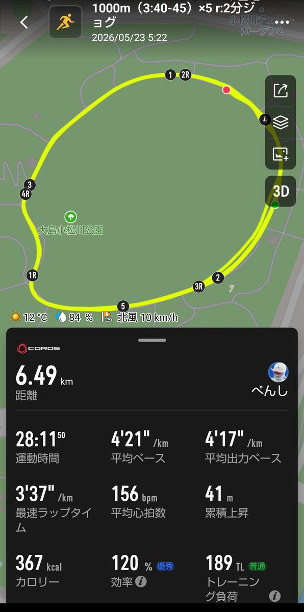 penc19700703's tweet photo. 週末振り返り
（土）1000（3:40）×5+30分ジョグ
（日）30Kジョグ（4:50/K）+吉野家朝定
気温低かったおかげでまずまず走れたができれば1000mバルはペース落としても7本いきたい。もう少しだな。

それと愛知の師匠かららんちゅうの仔達が送られてきた。ありがとうございます。大切に育てます！ https://t.co/1wfIGtpbSc