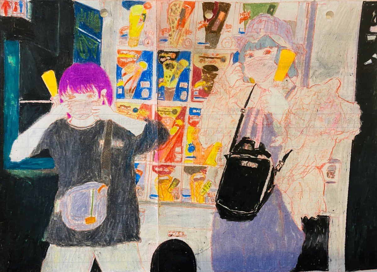 それで、愛しちょるさんが投稿してた写真を模写させてもらうようになっ