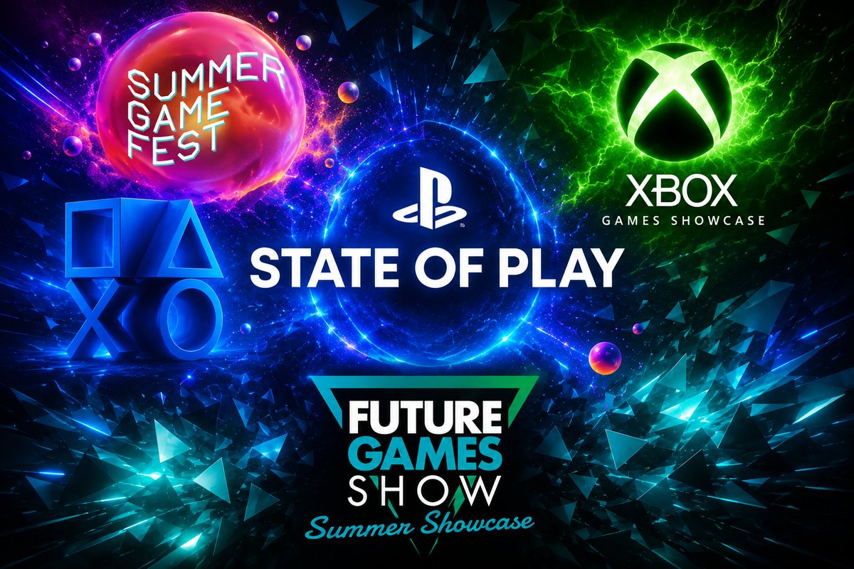 abrilgames81's tweet photo. 🔵 2 de junho – State of Play - 18h
🟠 5 de junho – Summer Game Fest - 18h
🟣 6 de junho – Wholesome Games Direct - 13h
🟡 6 de junho – Story-Rich Showcase - 14h
🔴 6 de junho – Future Games Show Summer Showcase - 16h
🟢 7 de junho – Xbox Showcase - 14h https://t.co/wvTt7MEAEn