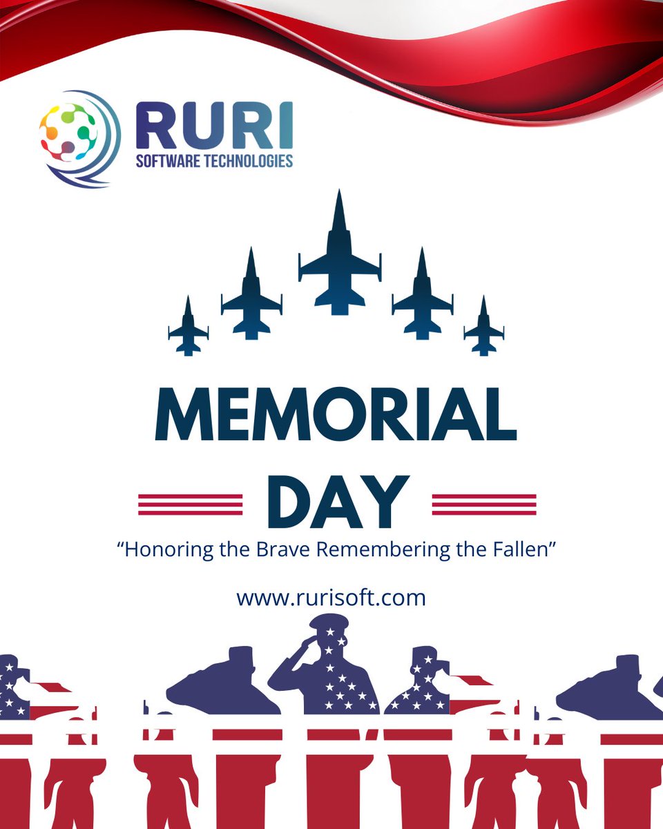 RuriSoftware's tweet photo. Happy Memorial Day. I know today’s bittersweet—honoring those we’ve lost. Thank you for your service and for keeping their memories alive.

#happymemorialday #MemorialDay #MemorialDay2026 #happymemorialday2026 #memorialdayweekend #rurisoft #rurisoftflorida https://t.co/QMtIuyYOPu