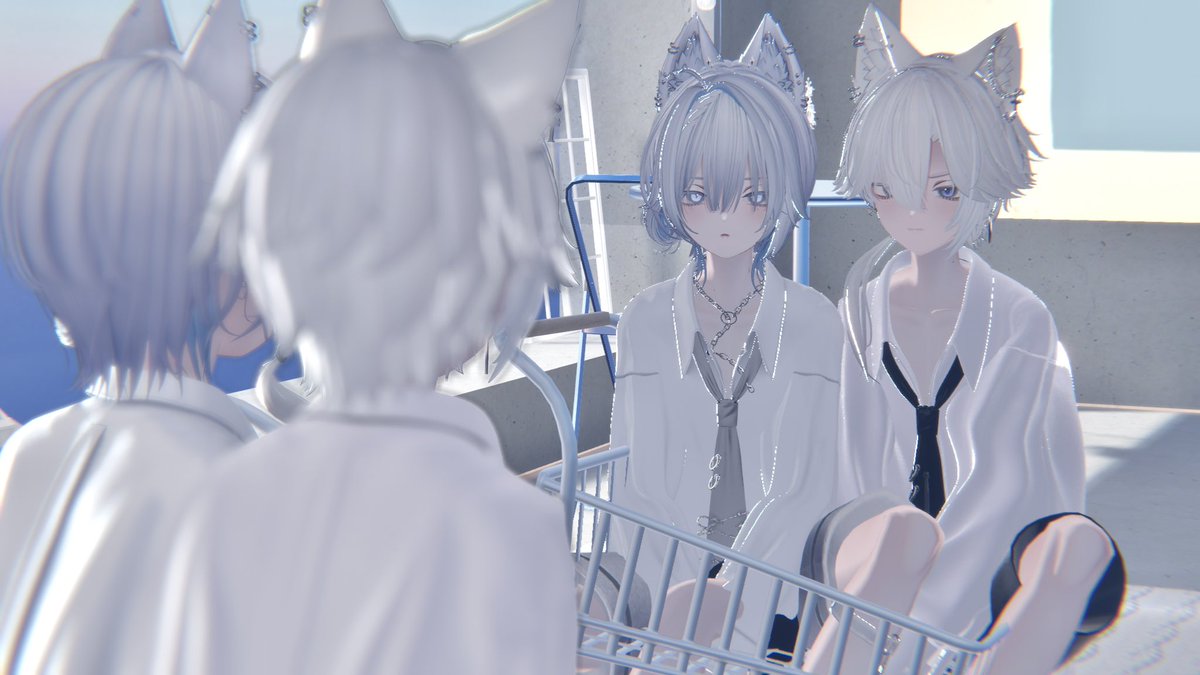 suiren_vrc_'s tweet photo. 🛒🐺🐺 https://t.co/DntXrvrELK