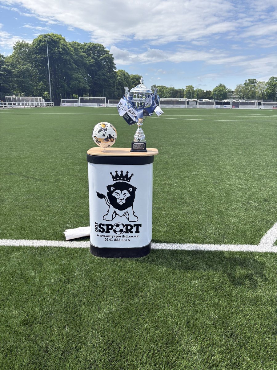 SnJsFootyFocus's tweet photo. 🏆 PRE-GAME — EVERYTHING SET FOR THE FINAL 🏆

The trophy is in place.
The final ball is ready.
Now it’s over to the players.

⚽️ Hillwood AFC vs Chandlers Sunday
🏆 @OnlySportLTD1 Challenge Cup Final
🏟️ New Western Park, Renfrew
⏰ 2PM KO

Two clubs arriving from different divisions.
Two squads chasing what could become a first major GDSFC trophy.

After weeks of build-up, graphics, previews and club stories — the football now takes over.

Good luck to both sides.

@ScotAmFA @scottish_aff @BIAtogether @SnJsFootyFocus @GDSFC2008