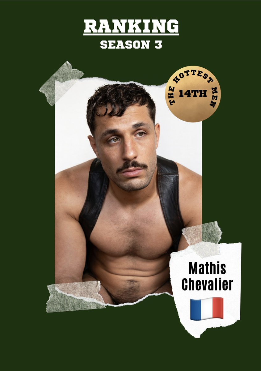 THMcountries's tweet photo. New entry 🚨

The Hottest Men of: France

- Mathis Chevalier

- Season: 3

- Ranked: 14th
 
#MathisChevalier #France

(Previously it was Leo Cressant, ranked 49th in Season 2 🔥) https://t.co/92o2yhS2P7