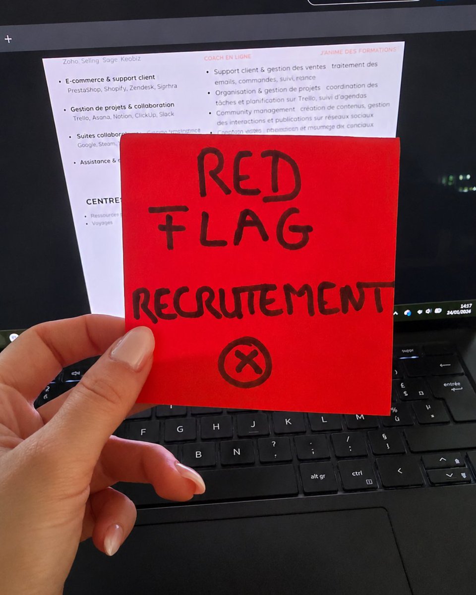 360ecom's tweet photo. UNE seule mauvaise erreur de recrutement peut te coûter :

Ta réputation
Ton temps
Ton moral
Et parfois, l’énergie de toute ton équipe 🫥

Je recrute moi-même les talents chez Onially.

Voici les red flags qui me font ralentir avant de dire oui 👇 https://t.co/vPizpaQKNG