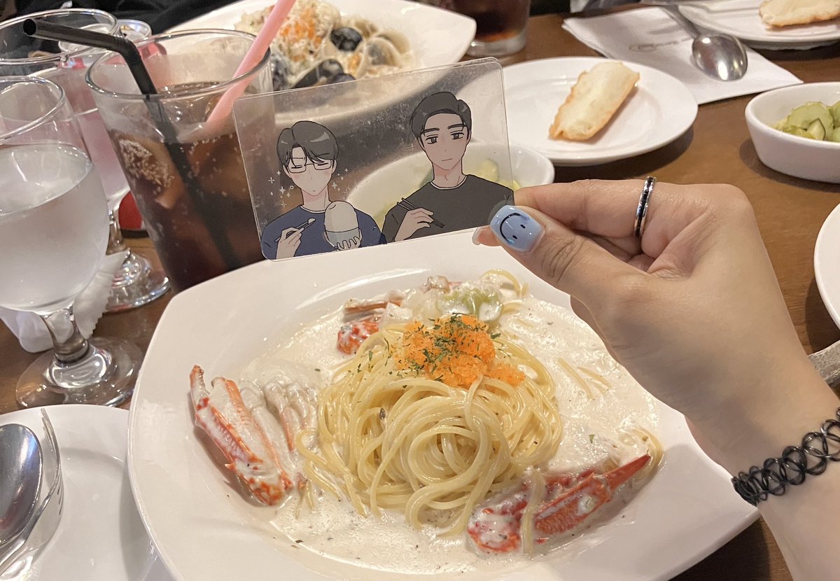 kisatokurenai's tweet photo. 즐거운 식사회...
중도 참가였지만 너무 재밌었어요...🫶
@SICGOM @mamang714 @Reronero https://t.co/03Jw8ljq1x