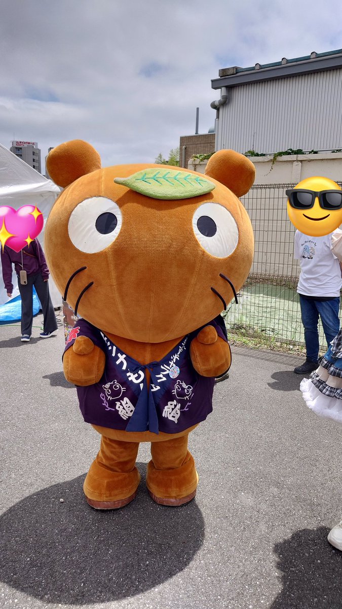 羽生市のムジナもん✨ 今年も11月の世界キャラクターさみっと楽しみ