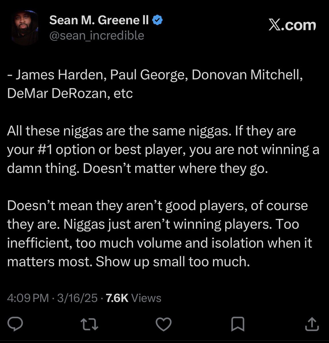 Sean M. Greene ll tweet media