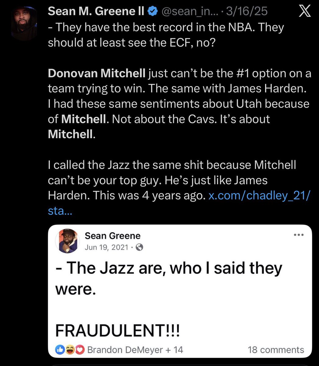 Sean M. Greene ll tweet media
