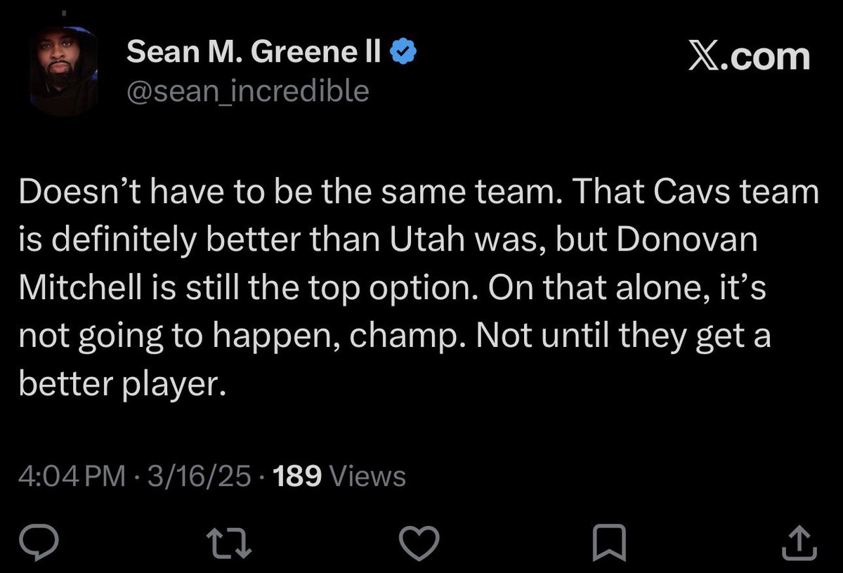 Sean M. Greene ll tweet media