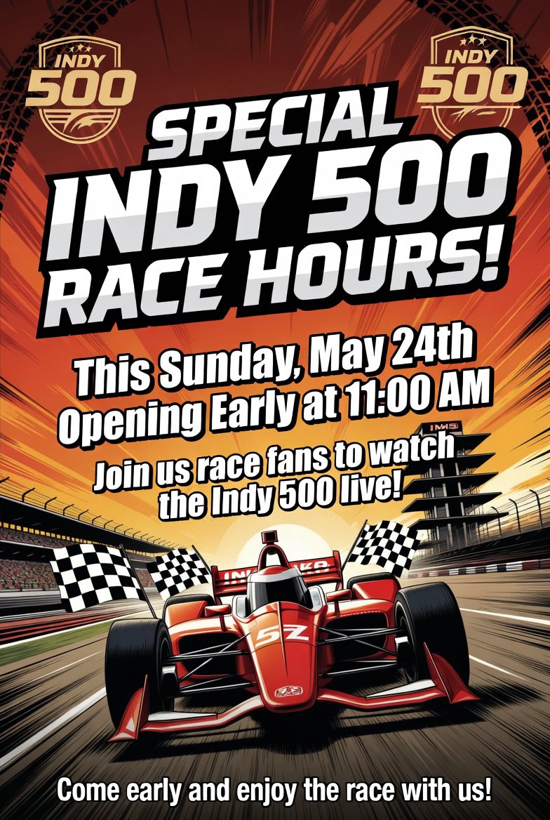 DeviateBrewing's tweet photo. We will open at 11am today!   Let’s go racing! https://t.co/DEFwd4bj1x