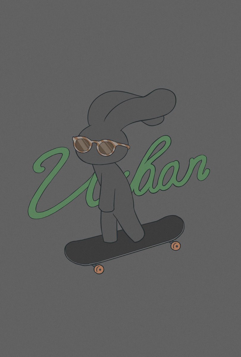 tansansui_oop's tweet photo. スケボーうさぎ🛹 https://t.co/TnN1fuNZsh