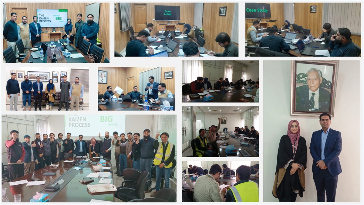 smsaadamin034's tweet photo. True transformation begins when teams stop seeing improvement as an activity and start embracing it as a mindset.

Had the privilege of conducting the #KAIZEN and #5S Workshop for the #Procurement teams of Ghulam Faruque Group:

Cherat Cement Company Limited
Cherat Packaging Ltd.
Mirpurkhas Sugar Mills Limited
Greaves Airconditioning Pvt Limited
Greaves Pakistan (Pvt) Ltd.
Unicol Limited

The workshop focused on how KAIZEN and 5S methodology can practically support procurement and #supplychain teams in improving workplace organization, process discipline, operational efficiency, waste reduction, and value creation.

We discussed how small, consistent improvements can create meaningful impact in areas such as:

✅ Better procurement process visibility
✅ Reduced process delays and inefficiencies
✅ Improved documentation and compliance
✅ Stronger ownership and accountability
✅ More organized working practices
✅ Enhanced cross-functional collaboration
✅ Value creation through continuous improvement

It was encouraging to see active participation, thoughtful discussions, and a strong willingness from the teams to connect these concepts with real procurement challenges.

I would also like to acknowledge Dua Maqsood for her valuable support and assistance during the session, which contributed to its smooth execution.

https://t.co/7t0zlKYNj5

#ContinuousImprovement #SupplyChainManagement #OperationalExcellence #ProcessImprovement #LeanManagement #ValueCreation #ProcurementTransformation #TeamDevelopment #WorkplaceOrganization