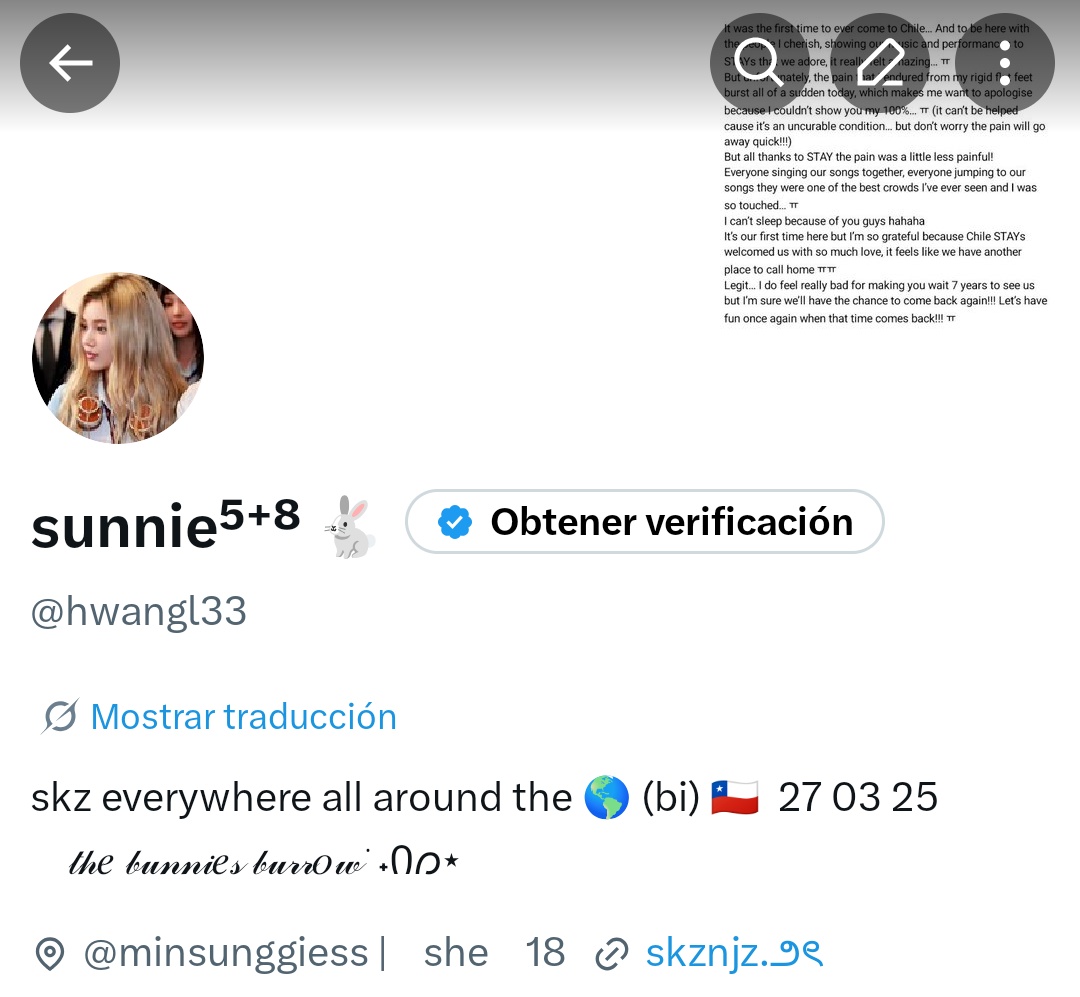 sunnie🐇⁵⁺⁸ ME BAJARON LA CUENTA tweet media