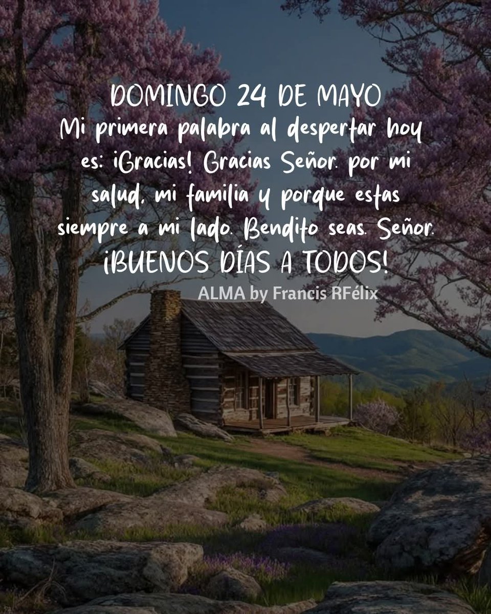Margi2515's tweet photo. Mi primera palabra al despertar hoy
es: iGracias! Gracias Señor. por mi
salud, mi familia y porque estas
siempre a mi lado. Bendito seas. Señor.
¡BUENOS DÍAS A TODOS!🌞
✨️🫰✨️
♡︎✿︎𝙰𝙻𝙼𝙰✿︎♡︎☕︎
.
#ALMA
#AmorPropio
#FrasesQueSanen
#ReflexionesDeVida
#FrancisRFelix https://t.co/XBgmcCBe1H