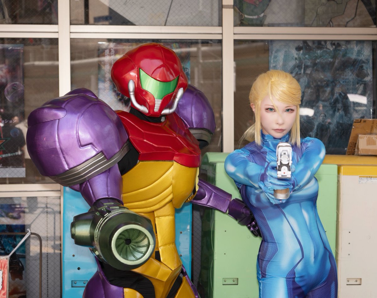 itsuhi_miam's tweet photo. ⚠︎コスプレ cosplay⚠
METROID サムス・アラン

今年も撮影ありがとうございました😊

グラビティ：@Beaker_cos

photo by @FjnrAbbey

#ストフェス
#ストフェス2026
#日本橋ストリートフェスタ2026 https://t.co/OQek0Cy0cv