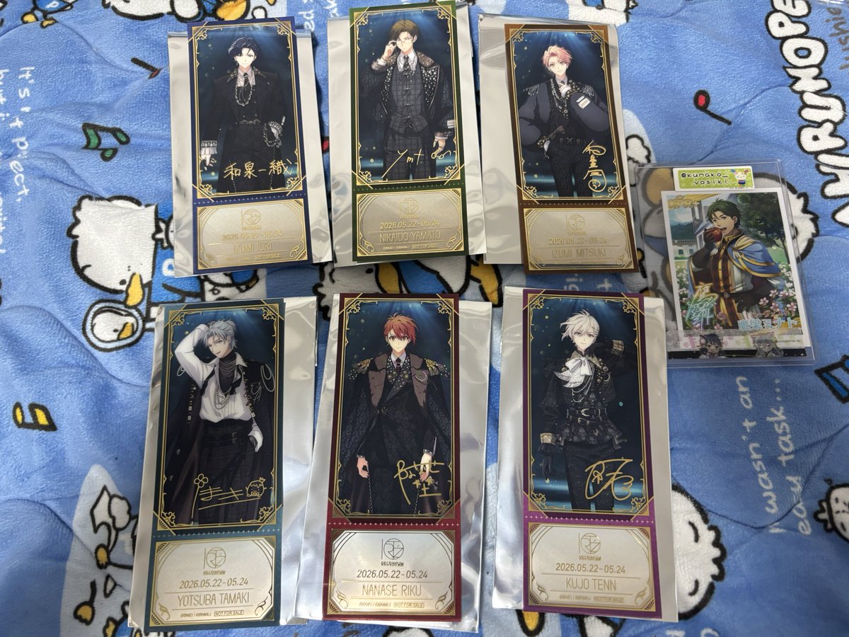 アイナナ G4Y メモリアルチケット 三月 一織 天 陸 アイドリッシュ