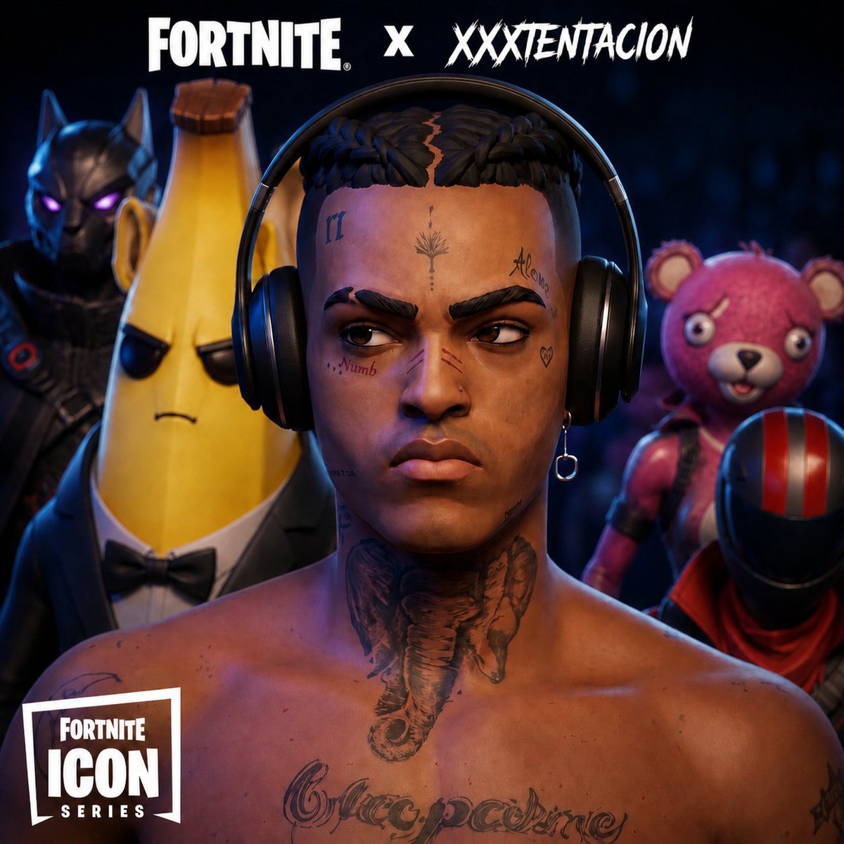 Is XXXTENTACION in Fortnite ? tweet media