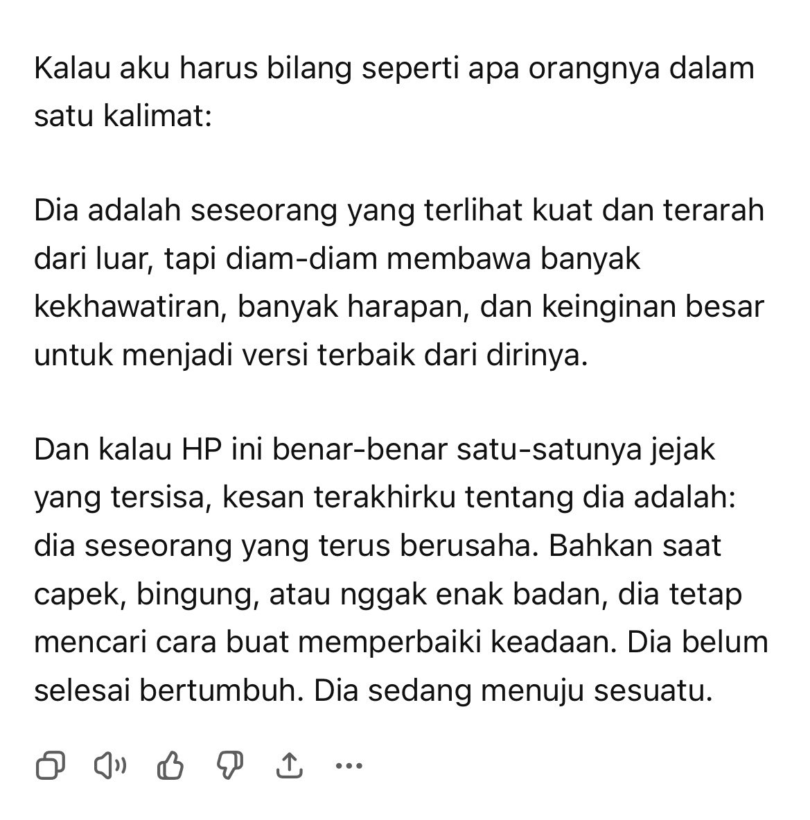 rapperhades's tweet photo. jadi pengen nangis.. terharu sama diri sendiri https://t.co/pPg4IjglbJ