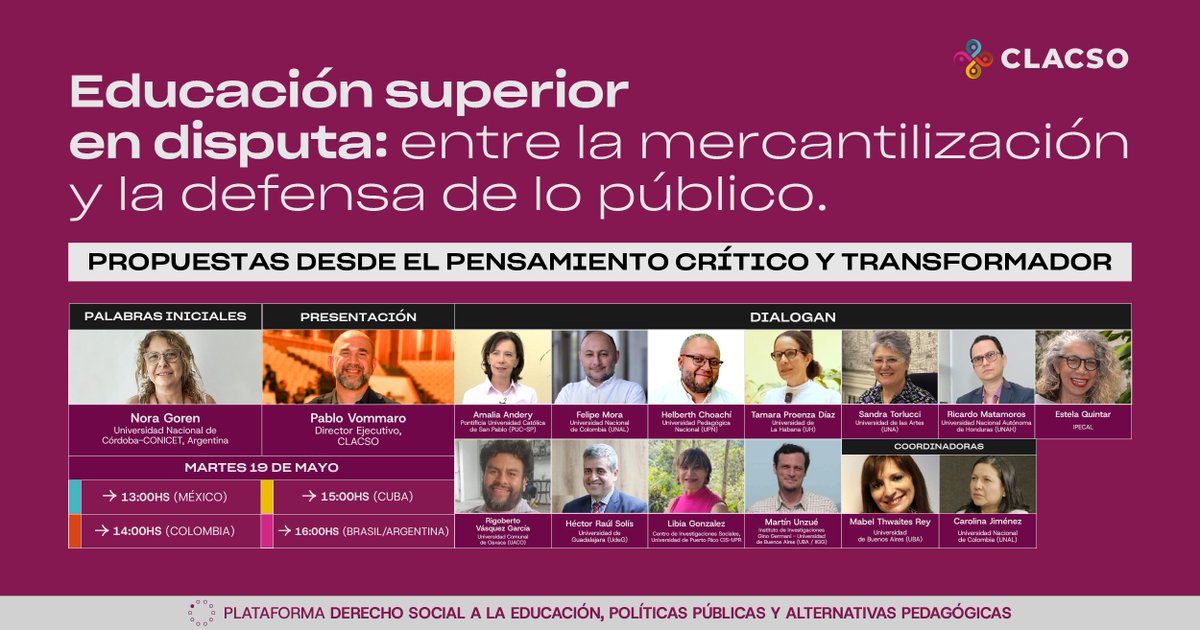 CLACSO tweet media