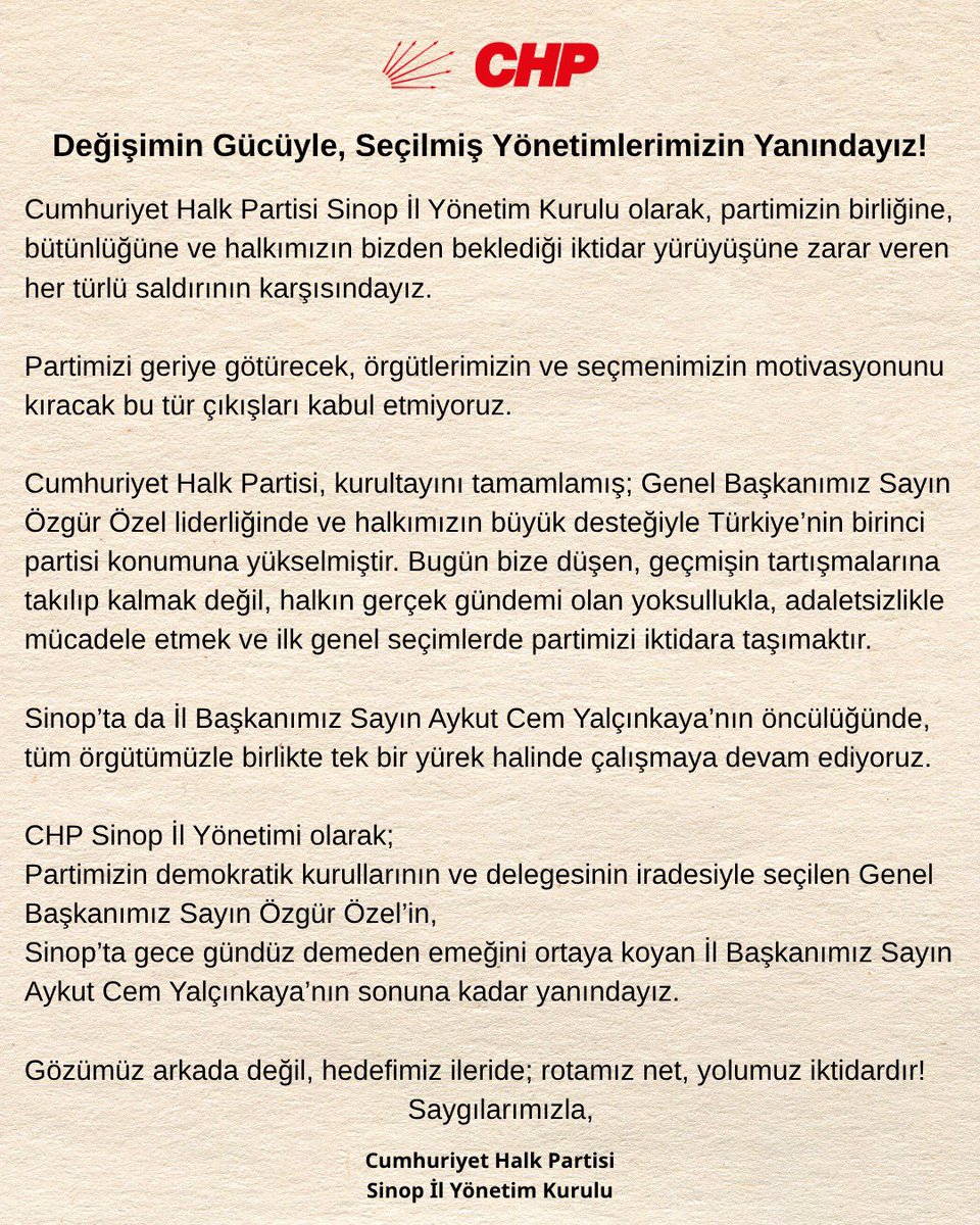 Sinop Bilgilendirme tweet media