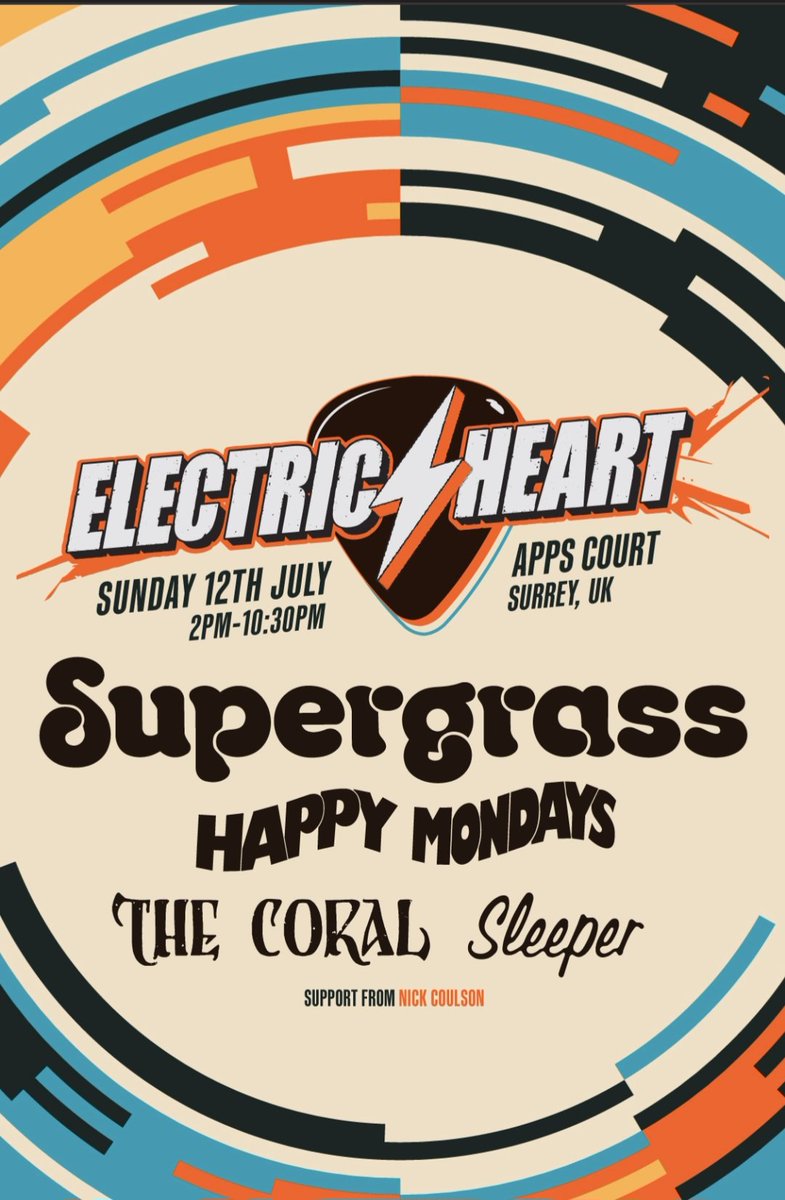 Fest_Buddies's tweet photo. Join us in July at this weekend double event with fantastic music artists and bands. 

Boogietown/Electric Heart 2026 - Volunteering applications open - Sign up now! 

Location - Apps Court, Surrey. 

Dates - Saturday 11th July - Sunday 12th July 2026. 

https://t.co/cijAx8RBKH https://t.co/dmsDTdhdEV