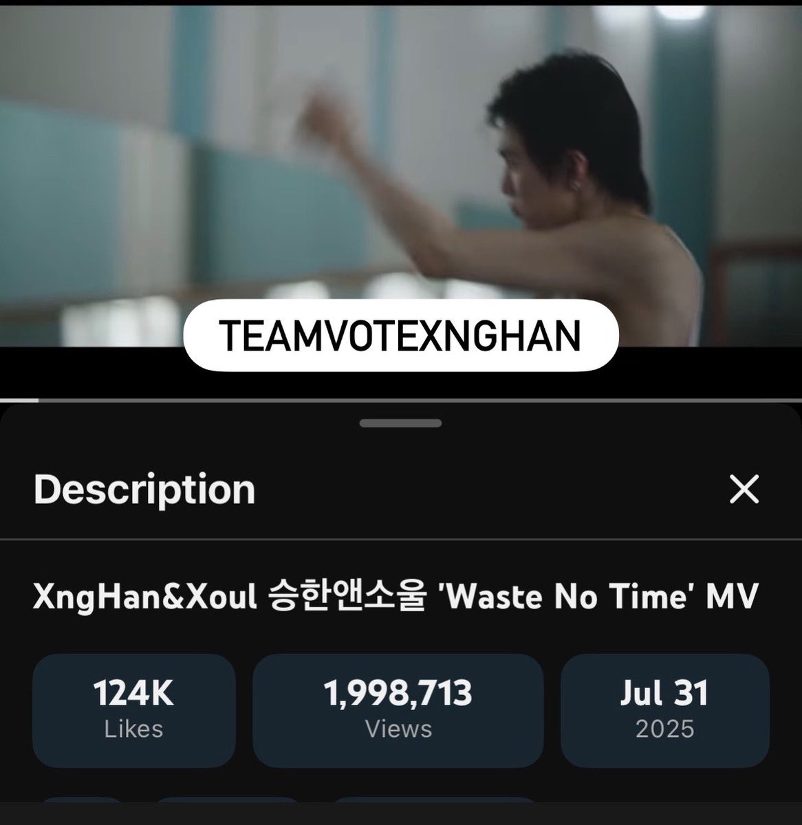 teamvotexnghan's tweet photo. อันยองเมททึ ประกาศ📢

มีใครกำลังสตรีมเอมวีเพลง Waste No Time อยู่ มารวมตรงนี้เลยนะคะ 🙋‍♀️🙋

แอดอยากชวนทุกคนมาช่วยกันดันยอดไปถึง 2M ด้วยกันนน  💙
 เลยมีของเล็ก ๆ มาสุ่มแจก “ไอ้เรือง“  The 1st Mini Album [GLOW]: Xnghan version) จำนวน 1 ชิ้น ให้กับเมทที่ช่วยปั่นวิวค่ะ 

กติกาง่าย ๆ 🗒️ 1. แคปหน้าจอตอนต้นเพลง + ตอนท้ายเพลง พร้อมติดเลขวิว (ดูตามตัวอย่าง ขอคนสตรีมจริง ๆ น้า) 2. แปะลิงก์ MV “Waste No Time” 🔗 https://t.co/b3yhP5yJha
3. ติดแท็ก #XngHan_Xoul #WasteNoTime2M
4. Reply พร้อมหลักฐาน+ ลิ้ง + แท็กใต้โพสต์นี้
เดี๋ยวสุ่มแจกตอนยอดวิวครบ 2 ล้านวิว ✨ 
มาช่วยกันปั่นเยอะ ๆ น้า 🫶