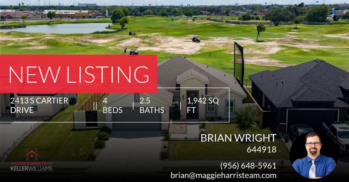 BrianWRealtor's tweet photo. 📍 New Listing 📍 Take a look at this fantastic new property that just hit the market located at 2413 S Cartier Drive in Edinburg. Reach out here or at (956) 648-5961 for more information https://t.co/1oN6knf5y4 https://t.co/BZehDVMwlj