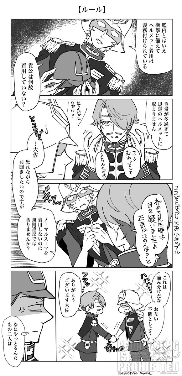 お題【ルール】 🟩のメット未着用は周りから「姫だから不要である