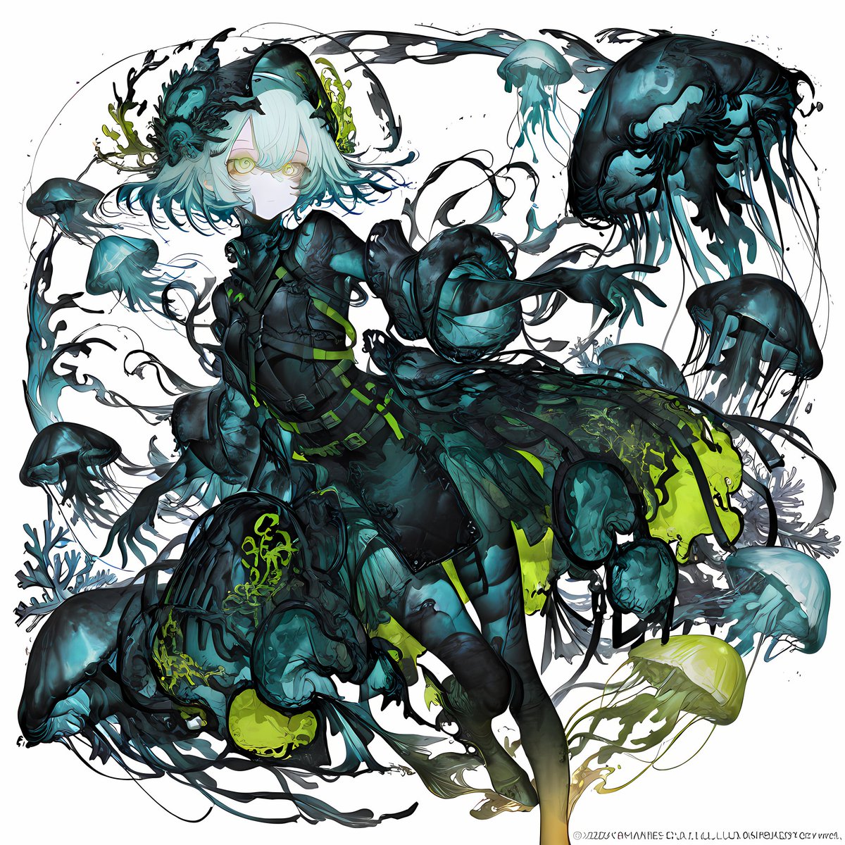polineyar's tweet photo. 海月
#Alart #AIイラスト #AI絵師さんと繋がりたい https://t.co/1YucXGlyrA