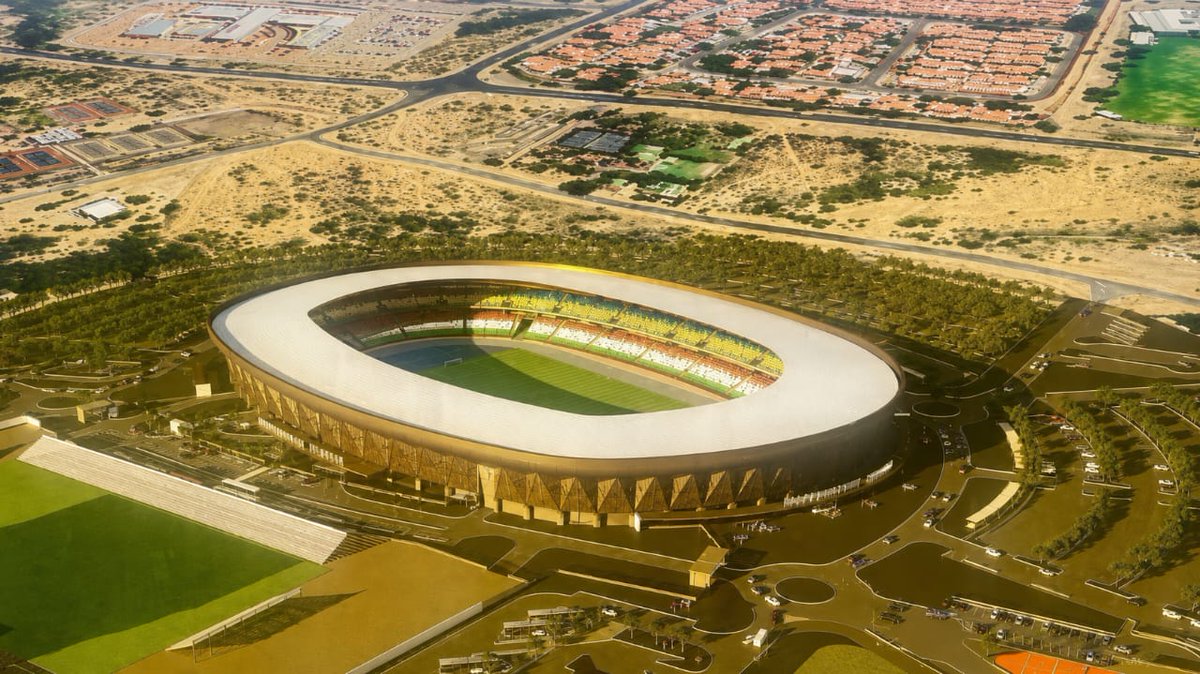gladeslamek's tweet photo. These are the Mega Projects that Namibia is attempting to implement.

1. Kaoko Fria Smart City (N$ 1.5 T)
2. Green Hydrogen Project/Hyphen (N$ 180 B)
3. Ongos Valley Sports Village (N$ 2B)
4. Independence Stadium Renovation (N$ 2B) https://t.co/FXVWnqMp6G