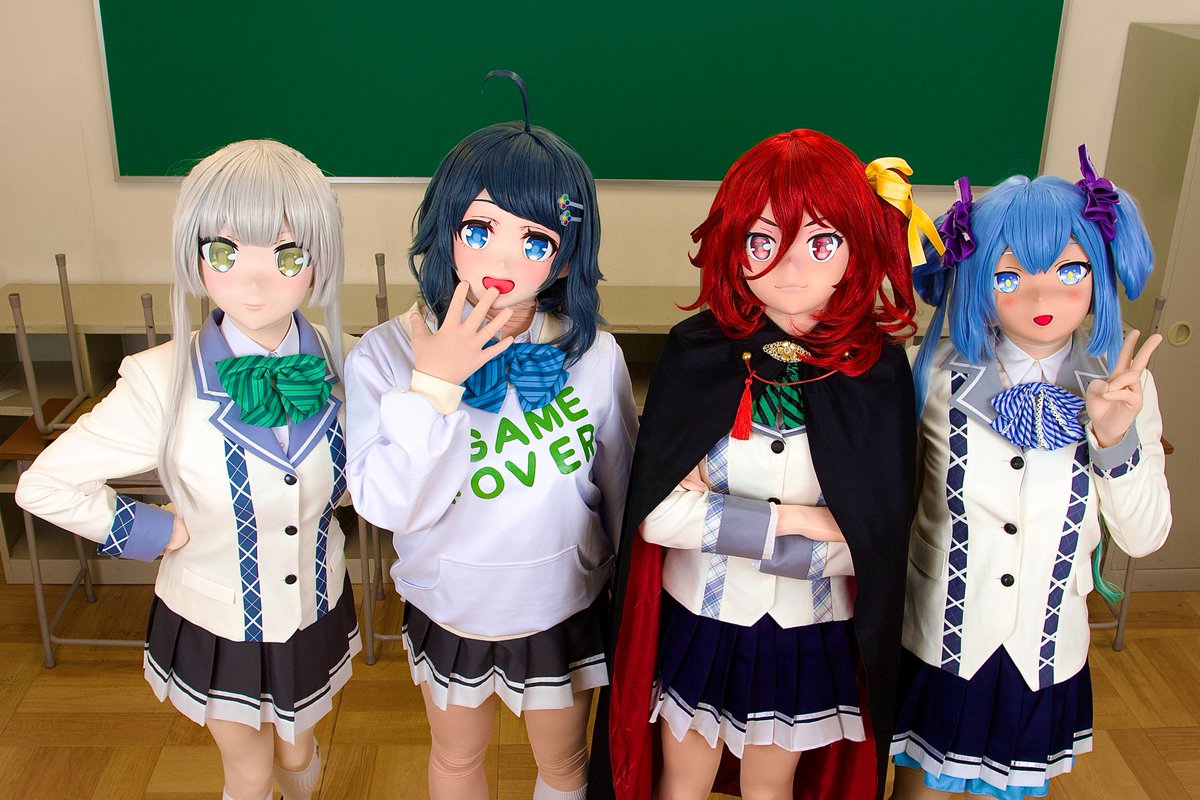 tomoya_yue's tweet photo. 昨日はオンゲキ併せでした🎮️

アカネサマ(主催)：@kig_sian
ありす：@niyabero
ヒメ：@heppoko_maid
小星：ﾒｯﾁｬｶﾞﾝﾊﾞｯﾀ
サポート🙇‍♂️大感謝：@Ohei022 @Tori_Kig @takahashi_kig

和気あいあいと楽しい撮影会でした
オンゲキの着ぐるみさんはいいぞ...🙌 https://t.co/XgdnFiWDbG