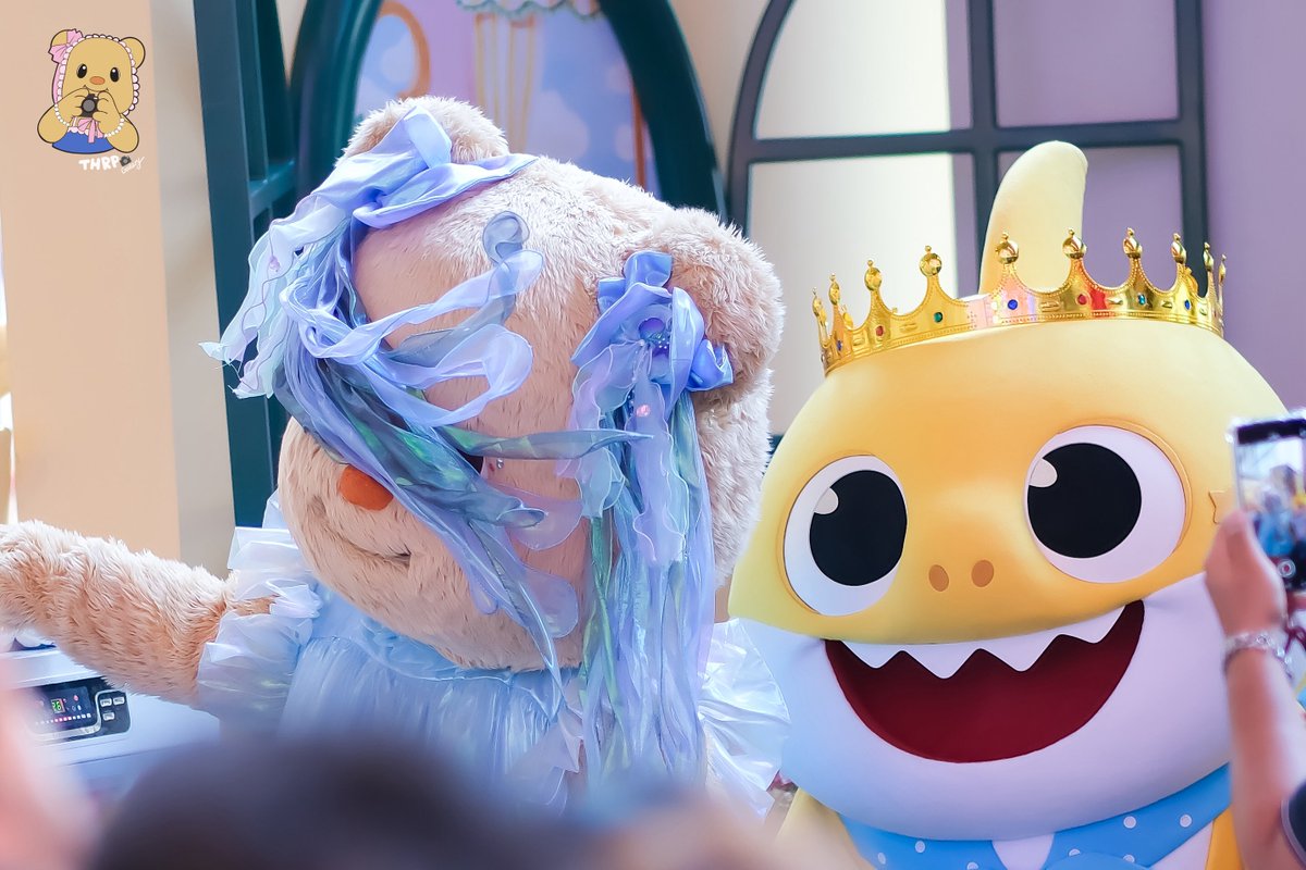 THRP1234's tweet photo. วัน ๆ พันกว่ามีม 😆🦈🧸

#Butterbear
#Babyshark
#ButterbearxBabyShark https://t.co/RlCpp9c1ow