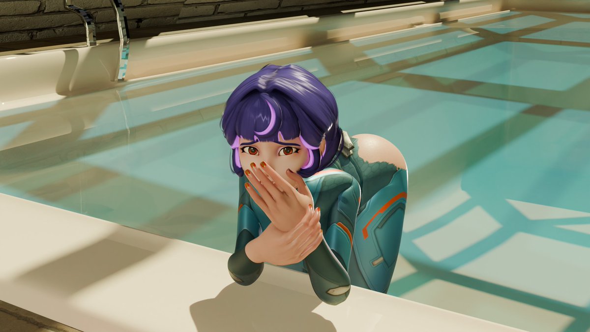 YeraSfm25's tweet photo. Pool Day Part 2!! This Anran might be my best work yet https://t.co/2n5e7QLEZE