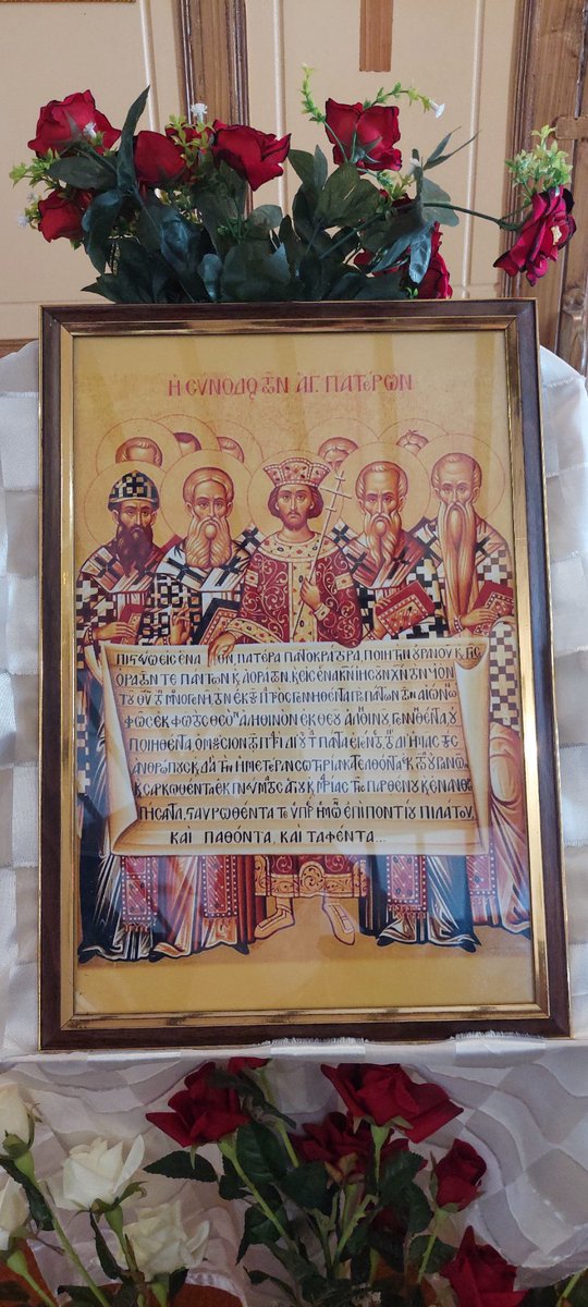 rocorpk's tweet photo. ☦️Seventh Sunday of the Bright Pascha 
☦️Sunday of the Holy Fathers of the First Ecumenical Council 325 AD, Nicaea: 24 MAY,2026
Tholy Fathers composed the greater part of the "Nicene Creed" today, the whole church chanting during the liturgy  with true devotion and passion. https://t.co/QHiQtTVj9e